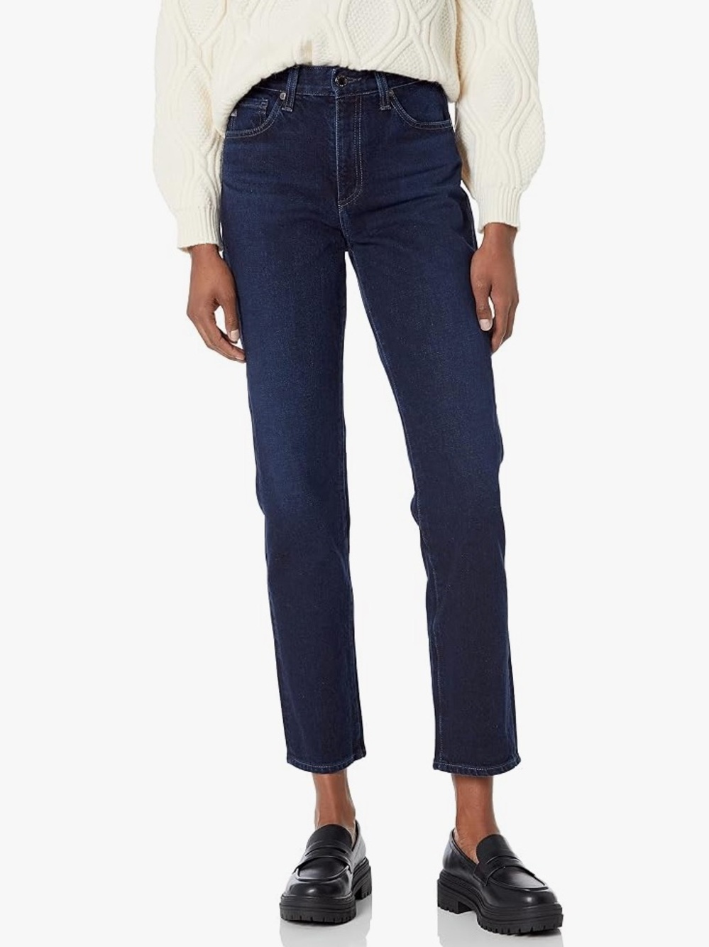 NWT AG Adriano Goldschmied Womens Saige High Rise Straight Leg Jean